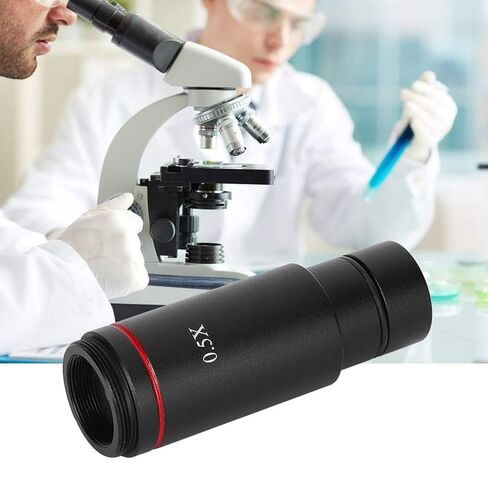 عدسة محول كاميرا مجهر Hyuduo 0.5X C Mount 25 مم لكاميرا CCD ذات العدسة الإلكترونية in Kuwait