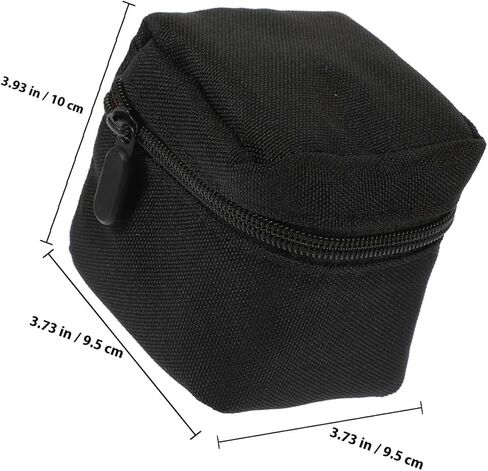Camera Lens Storage Bag Padded Protective Zipper Pouch for Travel Dslr and Mirrorless Cameras Shockproof Lens Case Organizer in Saudi Arabia