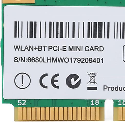 Yosoo Health Gear WiFi 6E Wireless Net Card,Triple Band Gigabit Mini PCIE Adapter with 5.2 for Laptop PC in Saudi Arabia