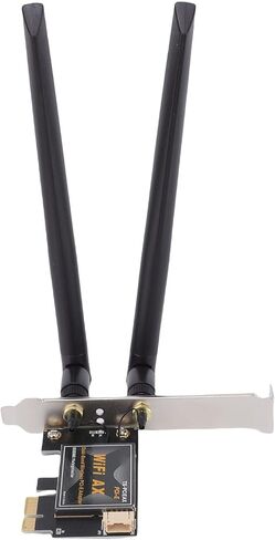 VBESTLIFE WiFi 6 PCIe Card, Wireless Network Adapter 802.11ax 160MHz 1800Mbps Bluetooth 5.4 Dual Band 8dBi Antenna with WPA3 Encryption in Saudi Arabia