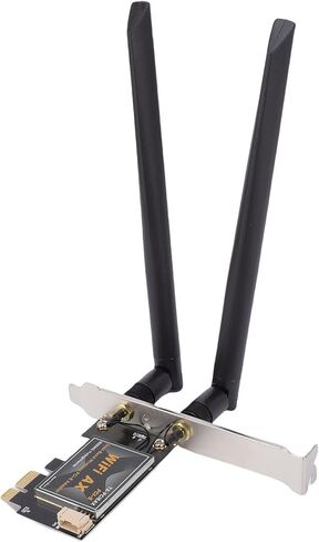 VBESTLIFE WiFi 6 PCIe Card, Wireless Network Adapter 802.11ax 160MHz 1800Mbps Bluetooth 5.4 Dual Band 8dBi Antenna with WPA3 Encryption in Saudi Arabia