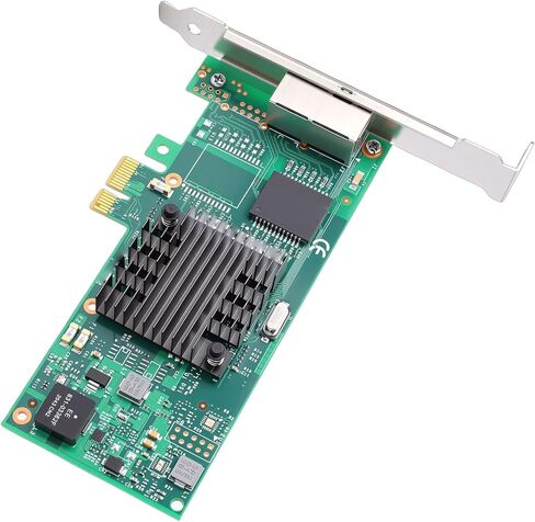 بطاقة شبكة جيجابت من GOWENIC، محول إيثرنت PCIE 2.0 X1 مزدوج منافذ RJ45 مع شريحة تحكم T2، لأجهزة الكمبيوتر المكتبية والخوادم الفائزة in Kuwait