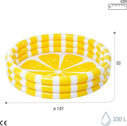 Intex Zesty Lemon Pool, Inflated Size: 1.47m x 33cm (58432NP) in Saudi Arabia