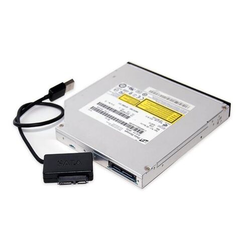 كابل USB 3.0 إلى 6+7 13Pin 5Gbps USB نحيف SATA Slimline مع مؤشر LED لأجهزة الكمبيوتر المحمول ODD Optical Bay لمحول HDD Caddy in Kuwait