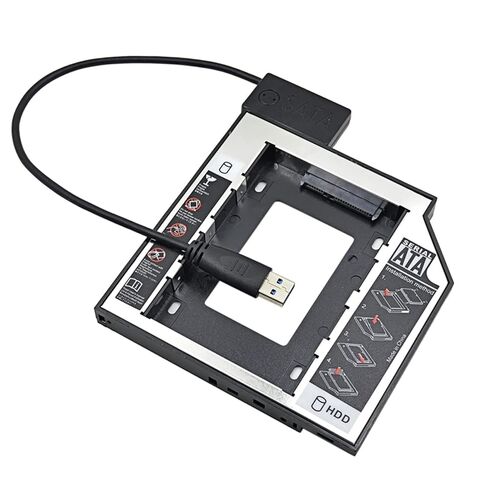 كابل USB 3.0 إلى 6+7 13Pin 5Gbps USB نحيف SATA Slimline مع مؤشر LED لأجهزة الكمبيوتر المحمول ODD Optical Bay لمحول HDD Caddy in Kuwait
