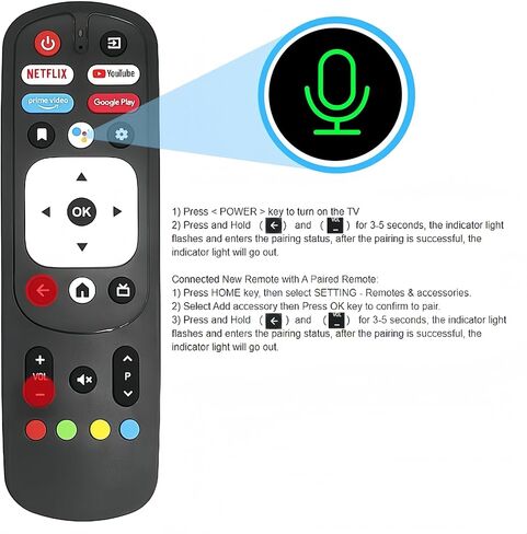 جهاز تحكم عن بعد صوتي بديل RM-C3287 لتلفزيون JVC RM-C3570 65PFL5704/F7 65PFL5504/F7 65PFL5604/F7 65PFL5766/F7 50PFL5766 Smart Android in Kuwait