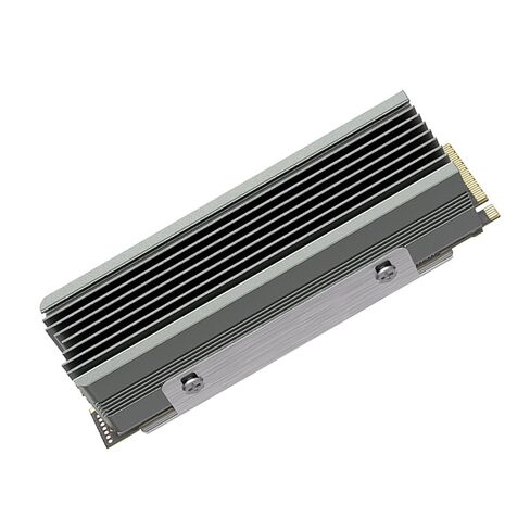 بالوعة حرارة القرص الصلب 2280 هادئة لأجهزة الكمبيوتر الشخصية NVME Drive أنظمة تبريد الألومنيوم مع 2 برغي حراري وسادة سيليكون موصلة من الألومنيوم مبردات القرص الصلب وسادة حرارية in Kuwait