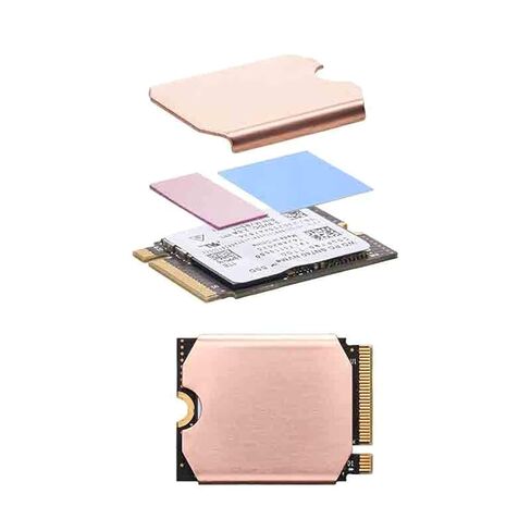 مشعاع نحاسي M2 NVME SSD وسادة تبريد لـ SteamDeck 2230 مشعاع تبريد قرصي 0.5 مللي متر in Kuwait