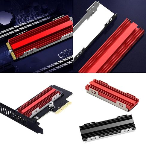 States Disk Coolers NVME Heatsink 2280 States Hard Aluminum Heat Sink with Thermal Silicone Pad for NVME 2280 States Disk Thermal Management in Saudi Arabia