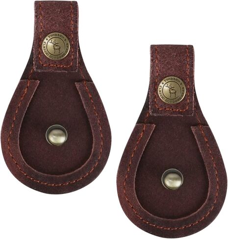 TOURBON Leather Trap Skeet Shooting Gun Barrel Protection Toe Rest Pad - Pack of 2 Pieces in Saudi Arabia