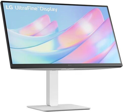 LG 27US550-W 27 بوصة 4K 3840x2160 UHD Ultrafine HDR10، IPS، تصميم بلا حدود، حزمة شاشة كمبيوتر مع Elite Suite 18، كابل HDMI 2X وحزمة حماية حصرية لمدة 26 شهرًا من Deco Gear CPS (BEACH-CPS-26M500) in Kuwait