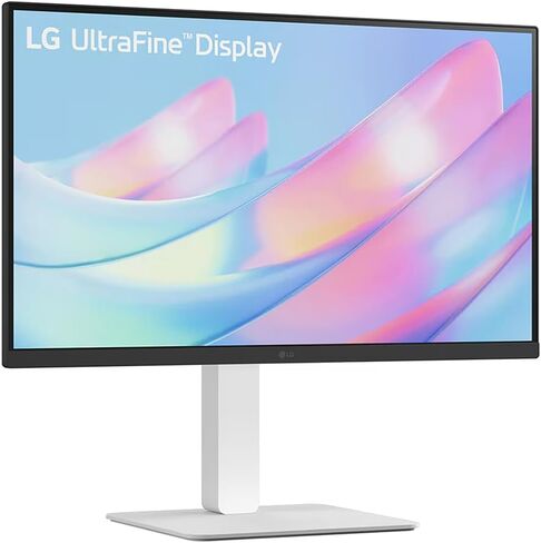 LG 27US550-W 27 بوصة 4K 3840x2160 UHD Ultrafine HDR10، IPS، تصميم بلا حدود، حزمة شاشة كمبيوتر مع Elite Suite 18، كابل HDMI 2X وحزمة حماية حصرية لمدة 26 شهرًا من Deco Gear CPS (BEACH-CPS-26M500) in Kuwait