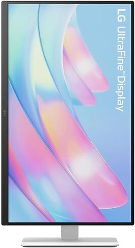 LG 27US550-W 27 بوصة 4K 3840x2160 UHD Ultrafine HDR10، IPS، تصميم بلا حدود، حزمة شاشة كمبيوتر مع Elite Suite 18، كابل HDMI 2X وحزمة حماية حصرية لمدة 26 شهرًا من Deco Gear CPS (BEACH-CPS-26M500) in Kuwait