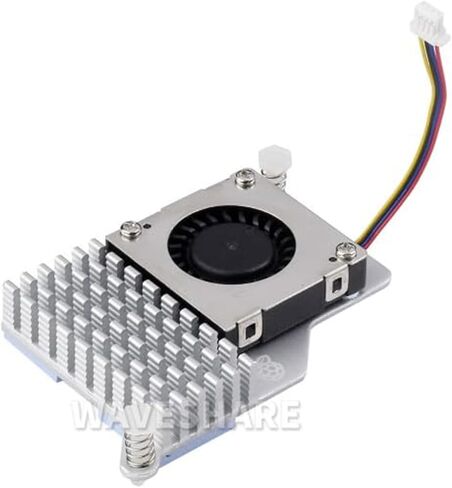 Official RPi Active Cooler Compatible with Raspberry Pi 5 Temperature-Controlled Blower Fan Aluminium Heatsink with Thermal Tapes to Accelerate Heat Dissipation in Saudi Arabia