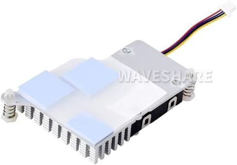 Official RPi Active Cooler Compatible with Raspberry Pi 5 Temperature-Controlled Blower Fan Aluminium Heatsink with Thermal Tapes to Accelerate Heat Dissipation in Saudi Arabia
