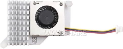 Official RPi Active Cooler Compatible with Raspberry Pi 5 Temperature-Controlled Blower Fan Aluminium Heatsink with Thermal Tapes to Accelerate Heat Dissipation in Saudi Arabia
