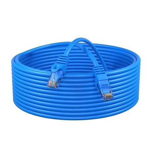 Cat6 Ethernet Patch Cable – RJ45 LAN Network Cord, Gigabit Speed, Snagless, 550MHz UTP Wire - Internet, Router, Modem, PC, Switch, Gaming Consoles for Home or Office (200ft) in Kuwait