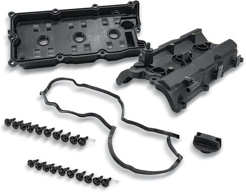 Engine Valve Cover with Gasket for Honda Vehicles, Compatible with 2013-2017 Accord, 2015-2019 CR-V, L4 2.4L Gas Engines -K24W1, Replacement Part # 12310RDFA01, 123105A2A01 in Saudi Arabia