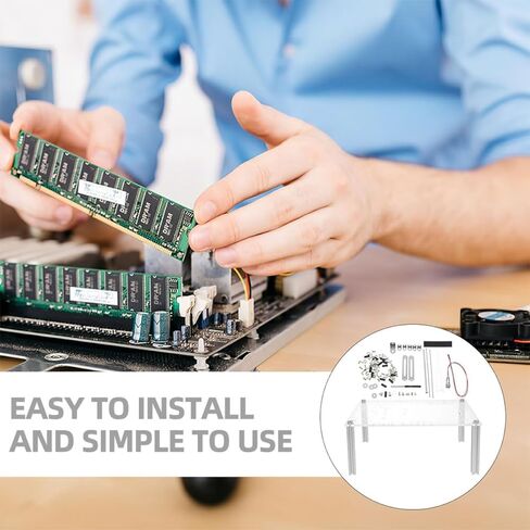 حافظة كمبيوتر ذات إطار مفتوح وحامل هيكل اللوحة الأم Matx وقاعدة ثابتة لمحطة عمل الكمبيوتر في الهواء الطلق DIY المتوافقة مع حافظات ATX وMatx in Saudi Arabia