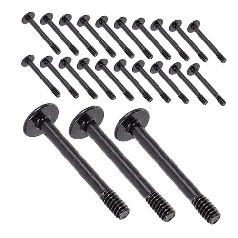 HOMSFOU 100pcs Long PC Fan Mount Screws 3.0cm Tapping Screws for Computer Case Cooling Fans Radiator Compatible with Desktop PC Assembly in Saudi Arabia