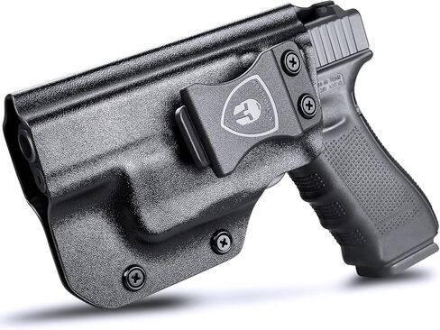 حافظة WARRIORLAND IWB Kydex متوافقة مع Glock 17/19 Gen 3-5 & G23/32 Gen 3-4 & 19X/44/45 مع TLR-6 /TLR-6 HL G، حافظة حمل مخفية داخل حزام الخصر، Adj. غير قادر والاحتفاظ in Kuwait