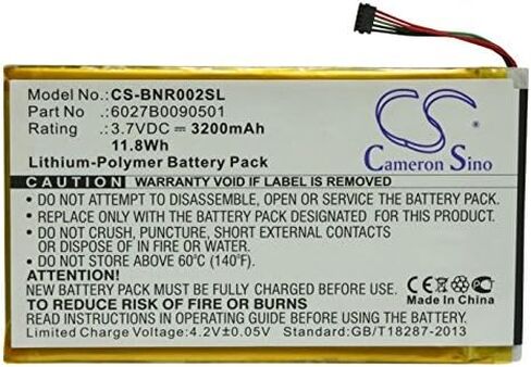 استبدال بطارية BELLV لـ Barnes & Noble 6027B0090501، AVPB001-A110-01، AVPB003-A110-01، BNA-B002، Encore، NOOKCOLOR BNRB200، BNRV200، BNRV200A، BNTV250، BNTV250A in Kuwait