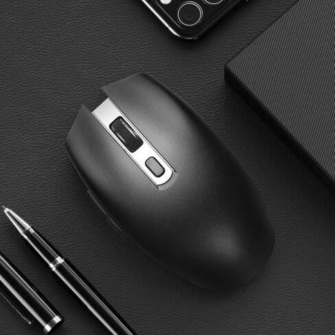 Single-Mode Wireless Mouse with Ergonomic Design, Comes with a USB Receiver, Suitable for Gaming, Office, and Entertainment use, Compatible with laptops and Desktop Computers. in Saudi Arabia