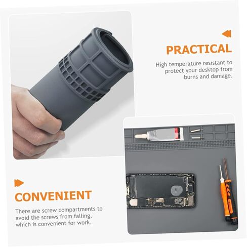Static Mat for Laptop Computer Resistant Soldering Pad Soft Silicone Material Organized Work Mat in Saudi Arabia