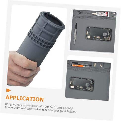 Static Mat for Laptop Computer Resistant Soldering Pad Soft Silicone Material Organized Work Mat in Saudi Arabia