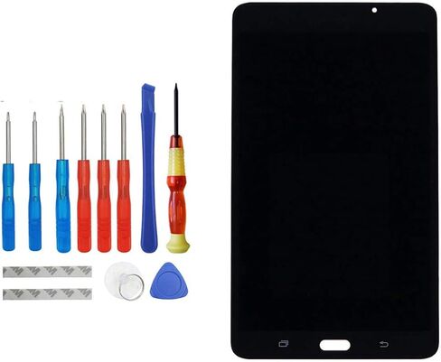 شاشة بديلة Upplus متوافقة مع Samsung Galaxy SM-T280، Tab A 7.0(T280)، شاشة LCD تعمل باللمس لجهاز Tab A 7.0 Wifi Tablet (ليس لإصدار 3G وT285 ولا يوجد فتحة لسماعة الأذن) مع مجموعة أدوات in Saudi Arabia