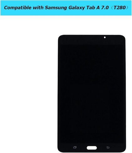 شاشة بديلة Upplus متوافقة مع Samsung Galaxy SM-T280، Tab A 7.0(T280)، شاشة LCD تعمل باللمس لجهاز Tab A 7.0 Wifi Tablet (ليس لإصدار 3G وT285 ولا يوجد فتحة لسماعة الأذن) مع مجموعة أدوات in Saudi Arabia
