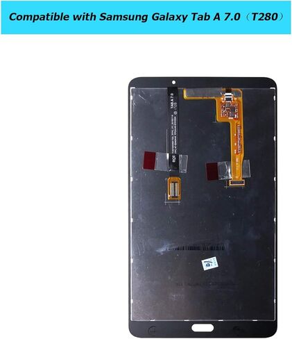 شاشة بديلة Upplus متوافقة مع Samsung Galaxy SM-T280، Tab A 7.0(T280)، شاشة LCD تعمل باللمس لجهاز Tab A 7.0 Wifi Tablet (ليس لإصدار 3G وT285 ولا يوجد فتحة لسماعة الأذن) مع مجموعة أدوات in Saudi Arabia