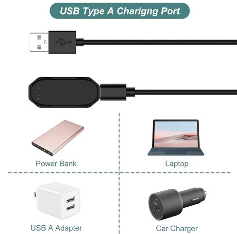 Kissmart Charger for PLAUD NotePin, Replacement Charging Cable USB-C Dock for PLAUD NotePin AI Voice Recorder (3.3ft/1m) in Saudi Arabia