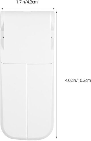 HOMSFOU Portable Mini USB Fan Dual-headed Folding Cooling Fan Rechargeable Lightweight Handheld for Travel Outdoor Use White in Saudi Arabia