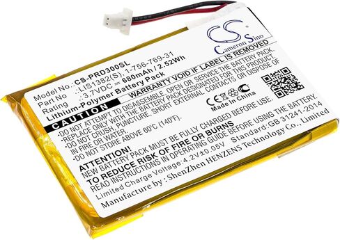 680mAh Li-Polymer Replacement Battery for Sony PRS-300, PRS-300BC, PRS-300RC, PRS-300SC, 1-756-769-31, 9702A50844, 9924A60515 in Saudi Arabia
