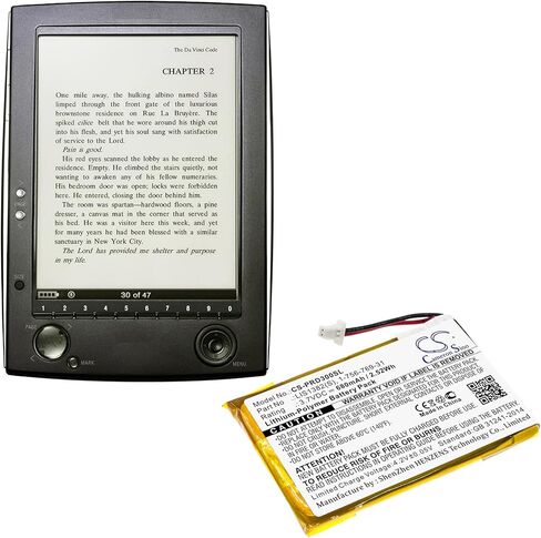 680mAh Li-Polymer Replacement Battery for Sony PRS-300, PRS-300BC, PRS-300RC, PRS-300SC, 1-756-769-31, 9702A50844, 9924A60515 in Saudi Arabia