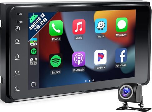Naifay Android Car Radio for Toyota 4Runner 2003-2009 & Tundra 2003-2006 & Sequoia 2003-2007 Stereo, 7inch IPS Touch Sreen for Corolla with CarPlay Android Auto Bluetooth GPS SWC (Non-J.B.L Version) in Saudi Arabia
