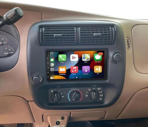 4+64G Double Din Car Radio for Ford Ranger 1998-2005 2006 with Backup Camera, 10 Inch Touch Screen Stereo for Ford Ranger GPS Navi 4 Core Head Unit with Wireless Carplay Bluetooth FM/RDS DSP in Saudi Arabia