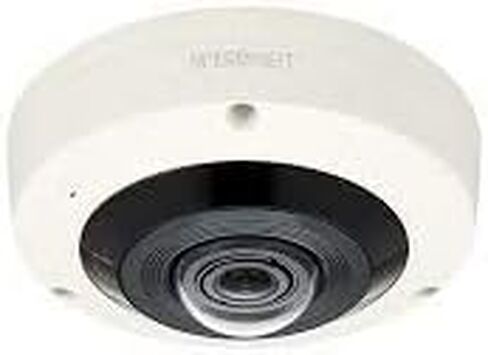كاميرا Hanwha Techwin XNF-8010RV X-Series 6MP WDR PoE Network Fisheye Digital PTZ Dome Camera مع عدسة ثابتة 1.6 مم، اتصال RJ45 in Saudi Arabia