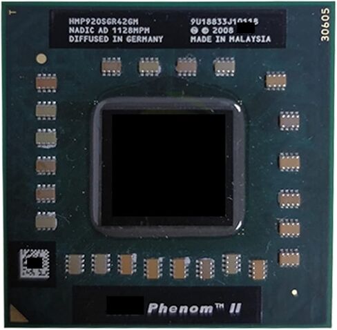 معالج وحدة المعالجة المركزية للكمبيوتر المحمول P920 HMP920SGR42GM 1.6 جيجا هرتز 2 ميجابايت رباعي c مقبس S1 (S1g4) PGA638 in Saudi Arabia