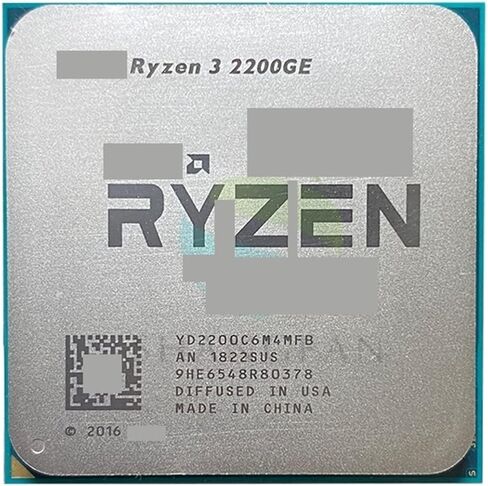 R 3 2200GE R3 PRO .2 GHz 14NM Quad-Core CPU Processor 35W YD2200C6M4MFB Socket AM4 Like 2200g in Saudi Arabia