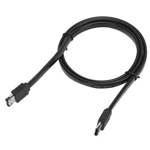 ESATA A Male Connection Cable to Male Fast 3Gbps Data for External Hard Disk, PVCLENGGTH 50 cm. Suitable for Hard Drives, for Data (50cm) (100cm) in Saudi Arabia