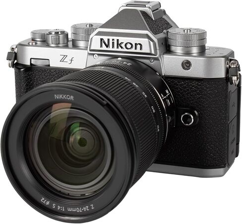 Nikon Zf Mirrorless Camera with NIKKOR Z 24-70mm f/4 S Lens (Silver), Full-Frame FX 24.5MP, 4K Video Bundle with + FTZ II Mount Adapter + Tripod (Renewed) in Saudi Arabia