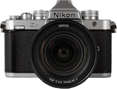 Nikon Zf Mirrorless Camera with NIKKOR Z 24-70mm f/4 S Lens (Silver), Full-Frame FX 24.5MP, 4K Video Bundle with + FTZ II Mount Adapter + Tripod (Renewed) in Saudi Arabia