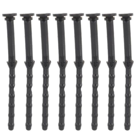 MERRYHAPY 8pcs Vibration Reducing Fan Mounting Screws Anti-Noise Silicone Rubber Pins for Computer Case Cooling Fans, Shock Absorption Rivets Compatible PC Components, Black in Saudi Arabia