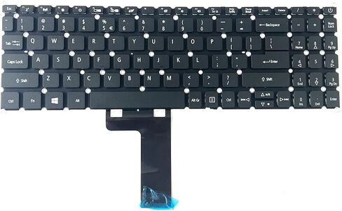 لوحة مفاتيح بديلة للكمبيوتر المحمول بتصميم أمريكي من Willhom لجهاز Acer Aspire 5 A515-43 A515-52 A515-53 A515-54 A515-55، Aspire A315-22 A315-34 A315-42 A315-54 A315-55 A315-56 Series in Kuwait