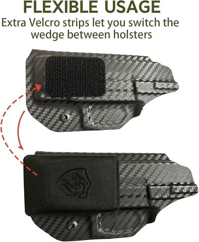 Appendix Carry Holster Wedge, Improves Comfort & Concealment, Universal Foam Holster Pad, Ambidextrous, Black in Saudi Arabia