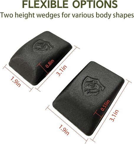 Appendix Carry Holster Wedge, Improves Comfort & Concealment, Universal Foam Holster Pad, Ambidextrous, Black in Saudi Arabia