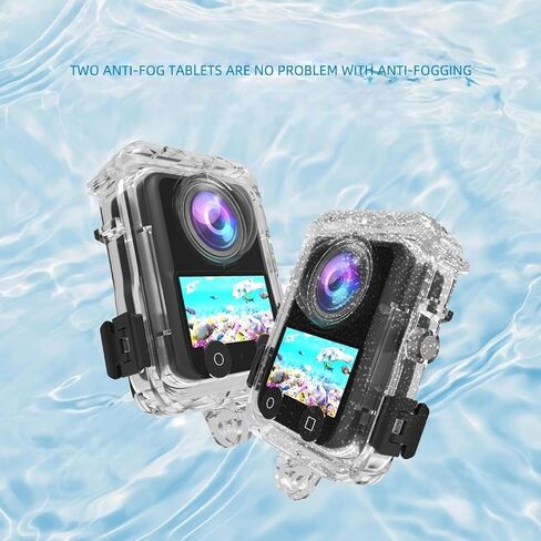 40M Waterproof Housing Case for DJI Osmo 360, Protective Hard Shell Action Camera Cover Transparent Tempered Glass for DJI Osmo 360 Accessories in Saudi Arabia
