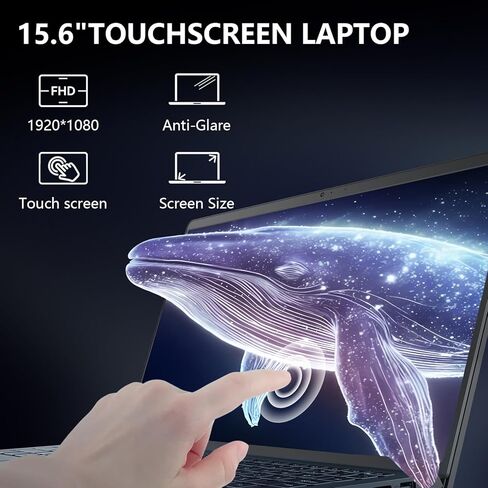 كمبيوتر محمول Dell Inspiron 15 بشاشة لمس 15.6 بوصة FHD للكمبيوتر المحمول Intel 10-Core i5-1334U، ذاكرة الوصول العشوائي DDR4 سعة 8 جيجابايت، 512 جيجابايت PCIe SSD، WiFi 6، بلوتوث، HDMI، Windows 11 Home S (متجدد) in Kuwait